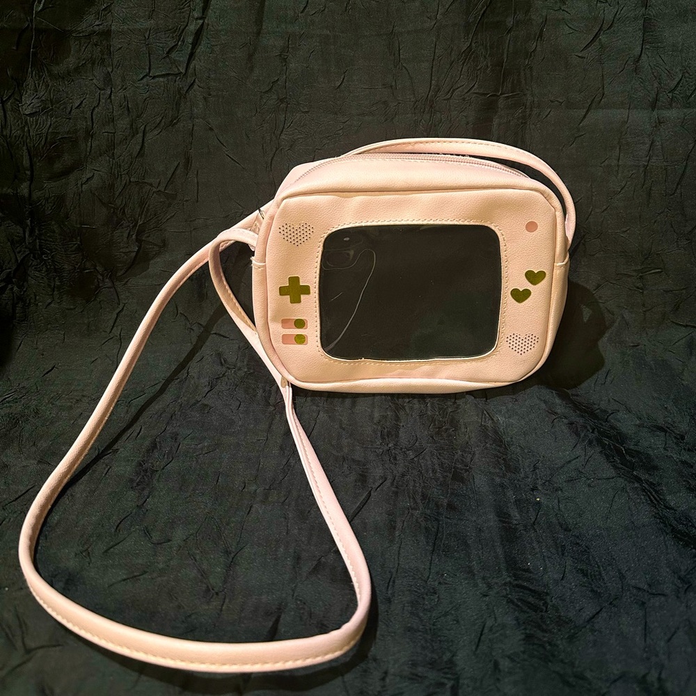 Pink Gamer Girl Crossbody Bag Gameboy Style Exclusive Hot Topic